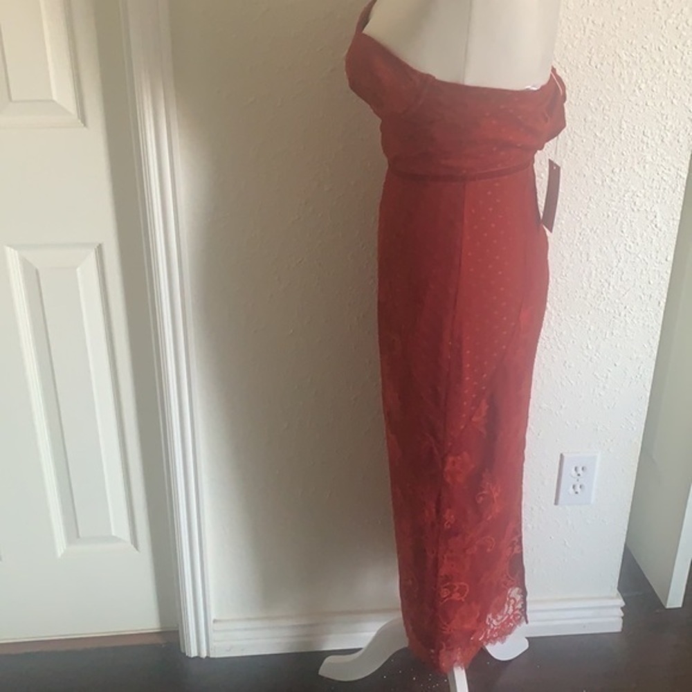 Lovers + Friends Red Strapless Sheath Mini Dress - Picture 5 of 13